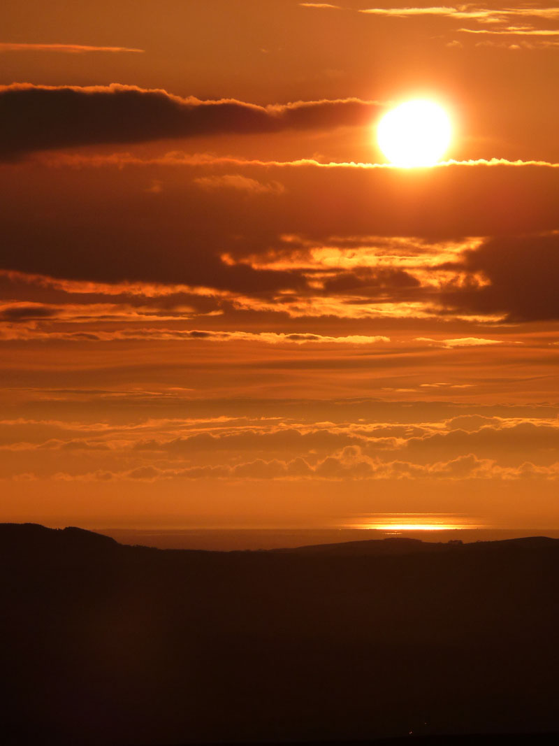 Sunset on Pendle